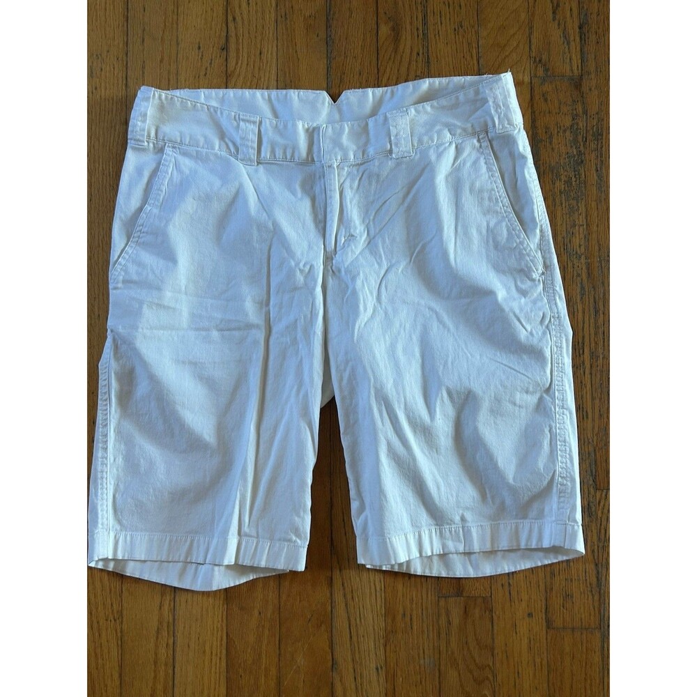 The North Face Shorts Women's 12 White Cotton Blend Bermuda Shorts